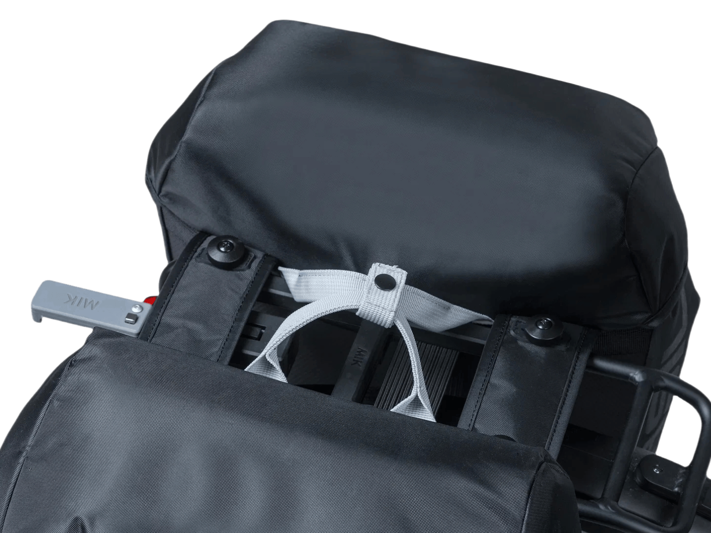 Basil double panniers Miles MIK, blacklime, 34L HEPHA E-Bike
