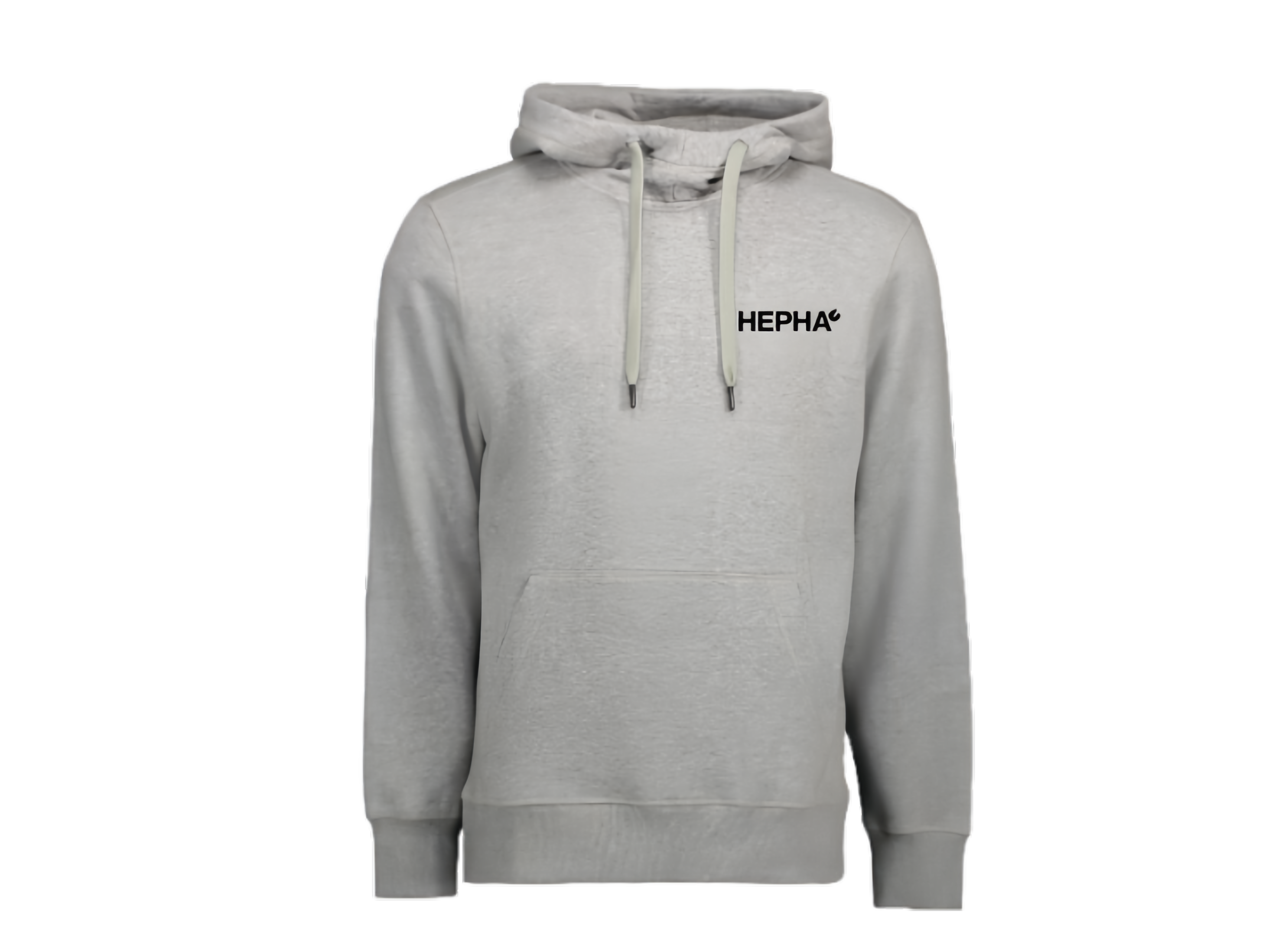 Hoodie unisex heather grey 350 GSM HEPHA E-Bike