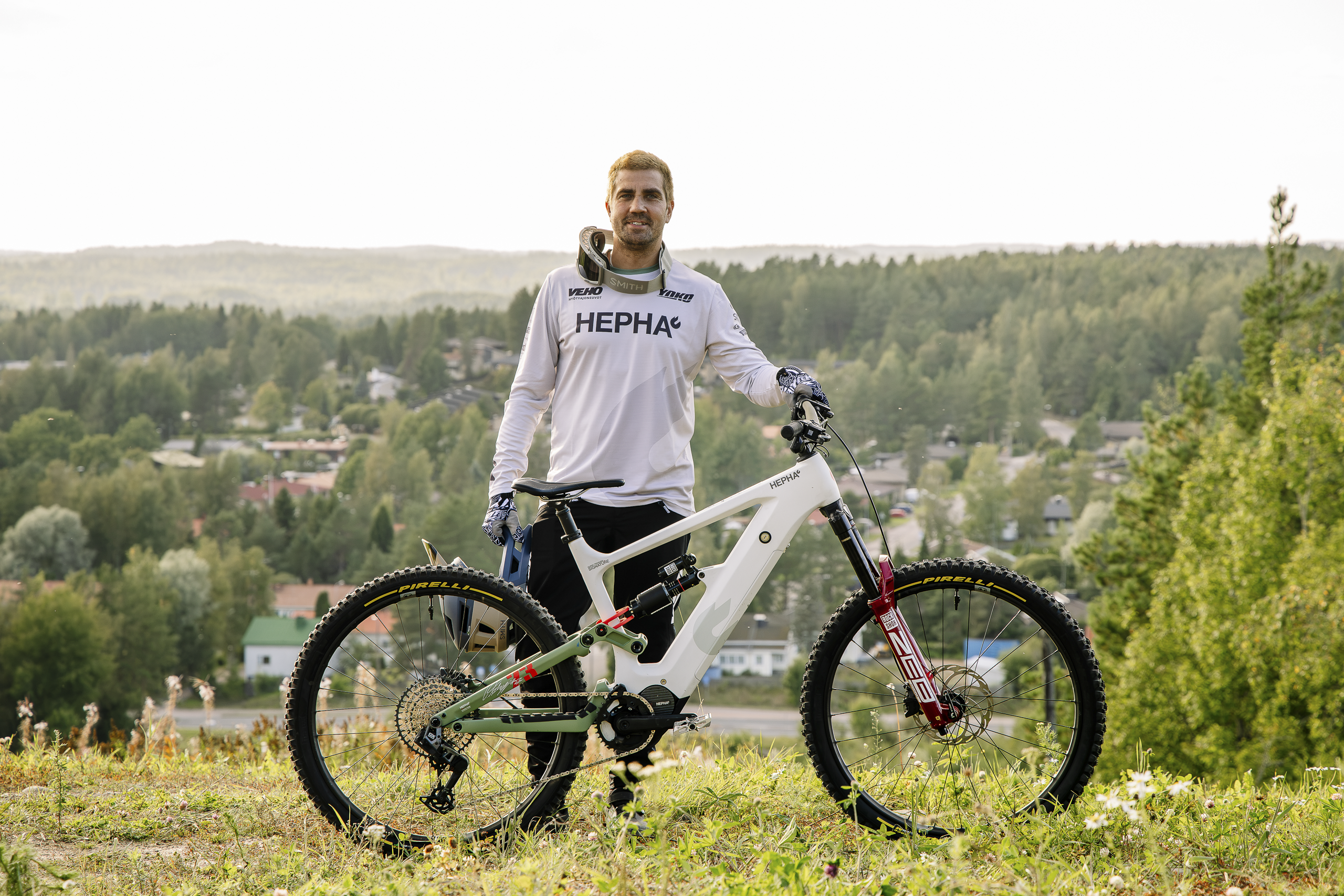 DH Legend Matti Lehikoinen Makes a Racing Comeback at Finnish Enduro Nationals HEPHA E-Bike