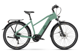 Trekking 7 Long Range Hepha E-Bike Moss Low Step