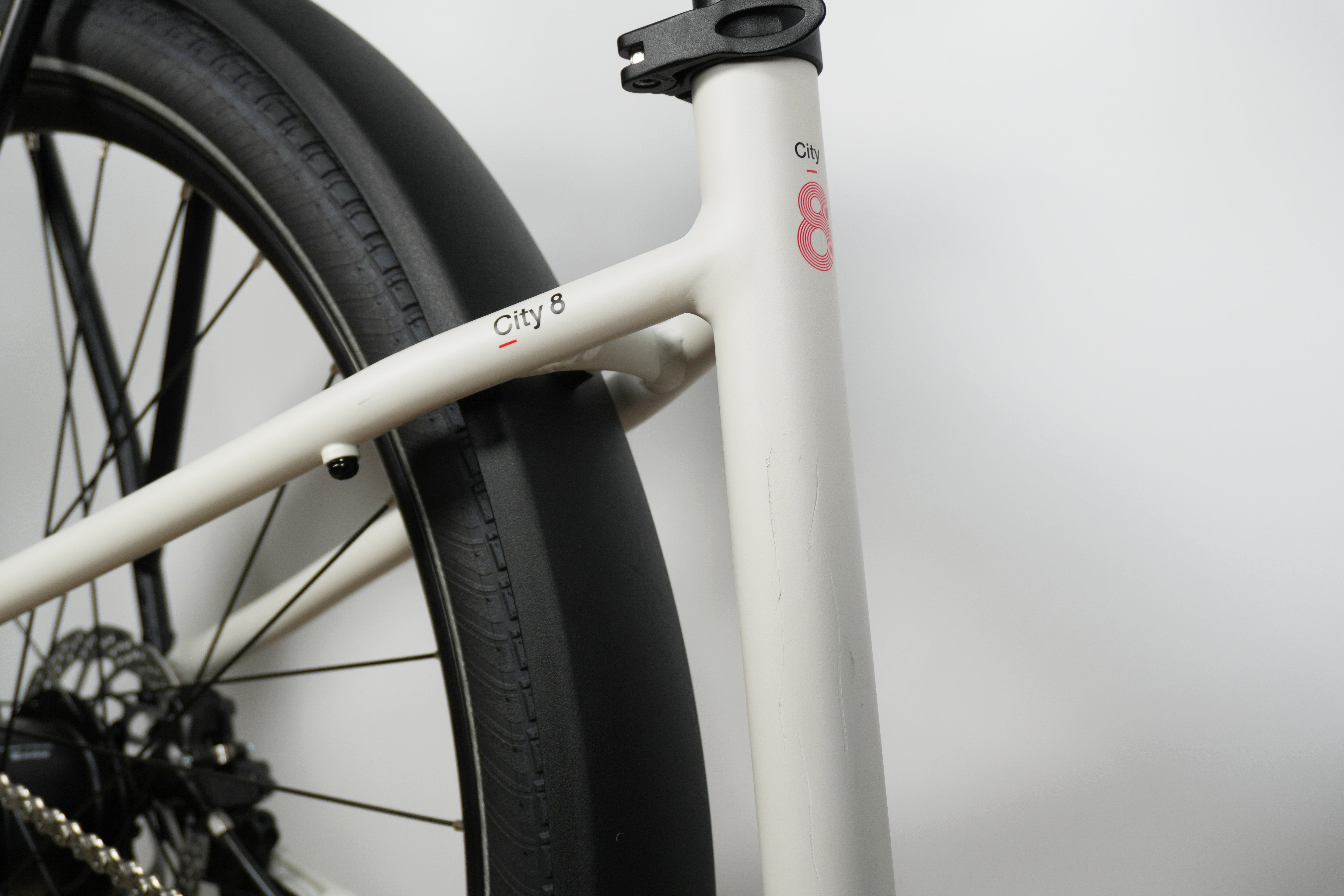 City 8 Long Range / Low Step / Light grey / M (45cm) - Used Hepha E-Bike