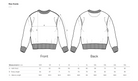 Sweatshirt unisex heather grey 350 GSM HEPHA E-Bike